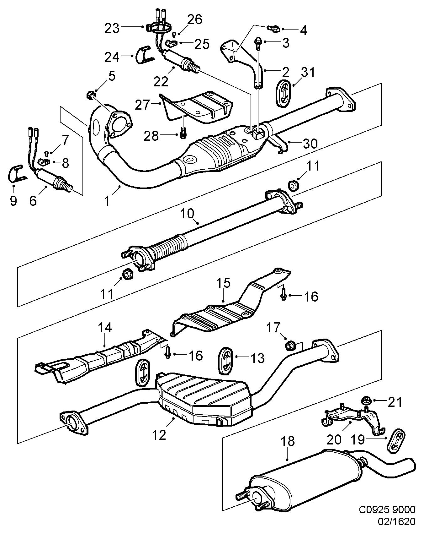 SAAB 4660 494 - Lambda zonde autospares.lv