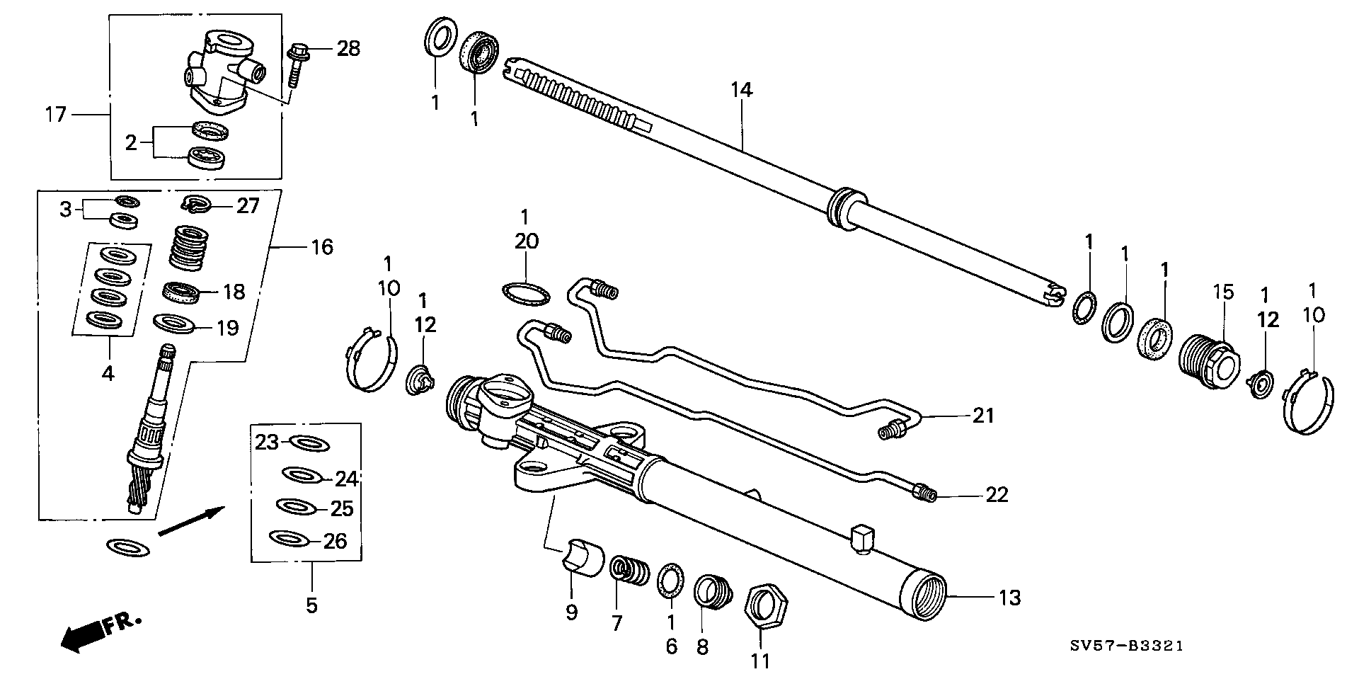 Honda 53660-ST0-013 - Remkomplekts, Stūres šķērsstiepņa šarnīrs www.autospares.lv