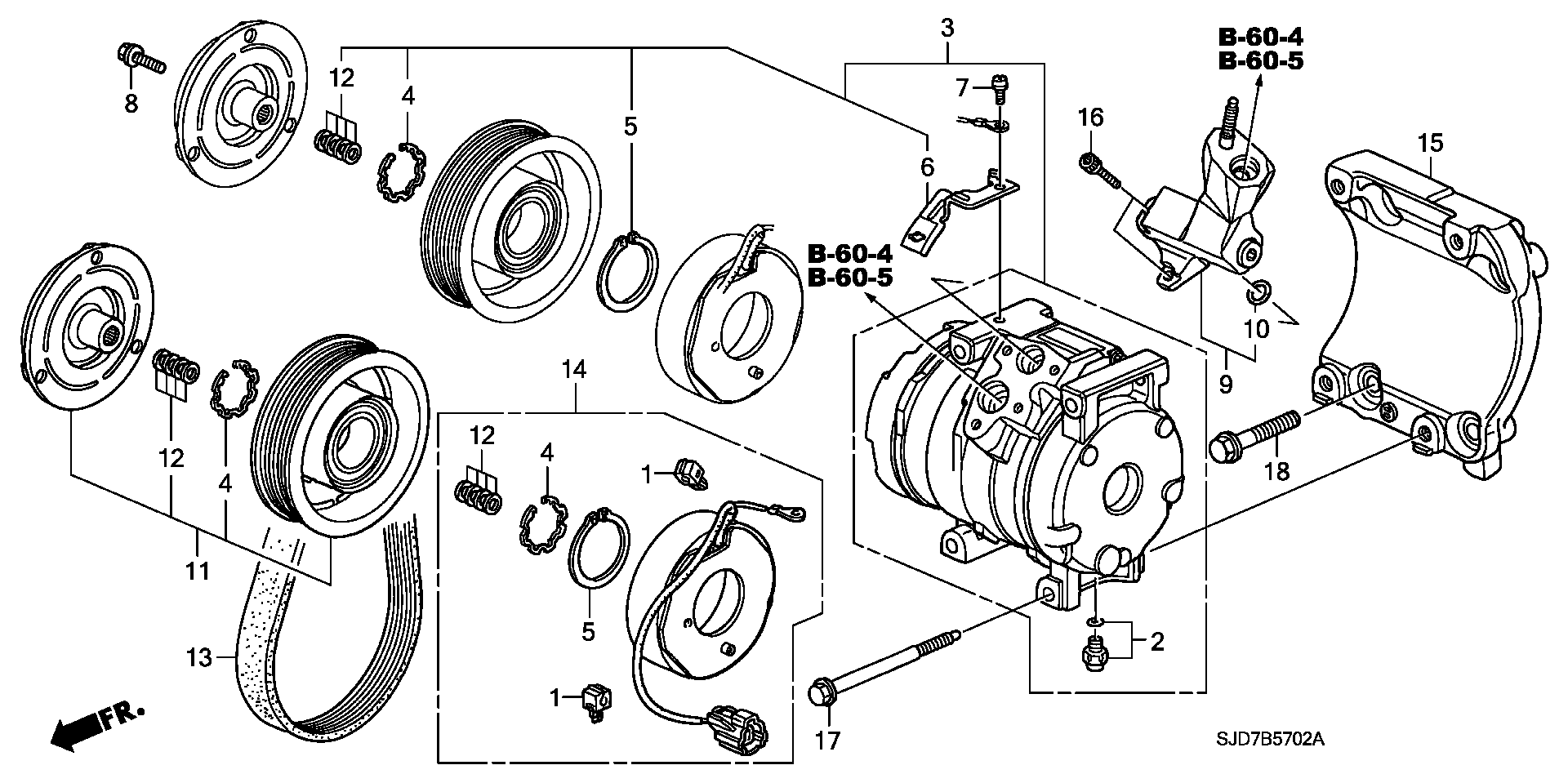 Honda 38920-RBD-E03 - Ķīļrievu siksna autospares.lv