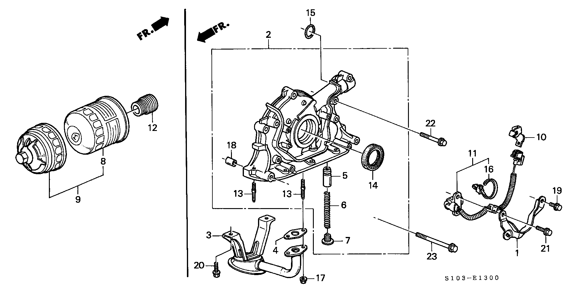 Honda 15400PR3315 - Eļļas filtrs autospares.lv