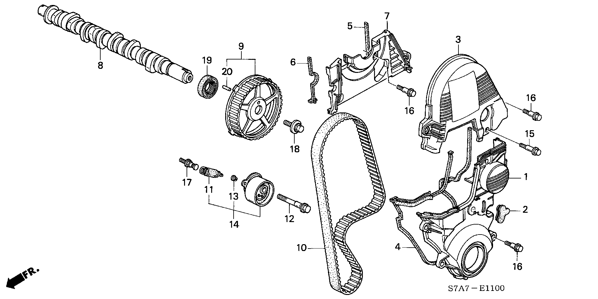 Honda 14400-PLM-014 - Zobsiksna autospares.lv