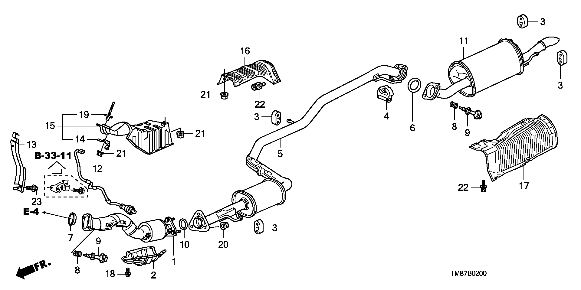 Honda 36532-RB0-004 - Lambda zonde autospares.lv