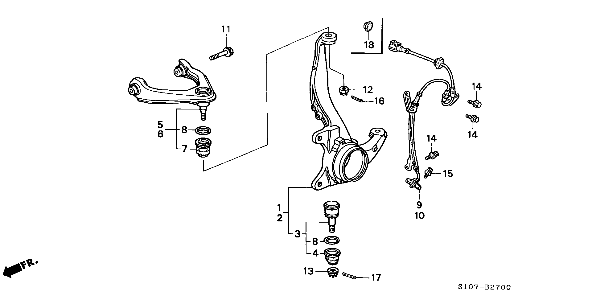 TOYOTA 51460-S10-020 - Ball Joint www.autospares.lv