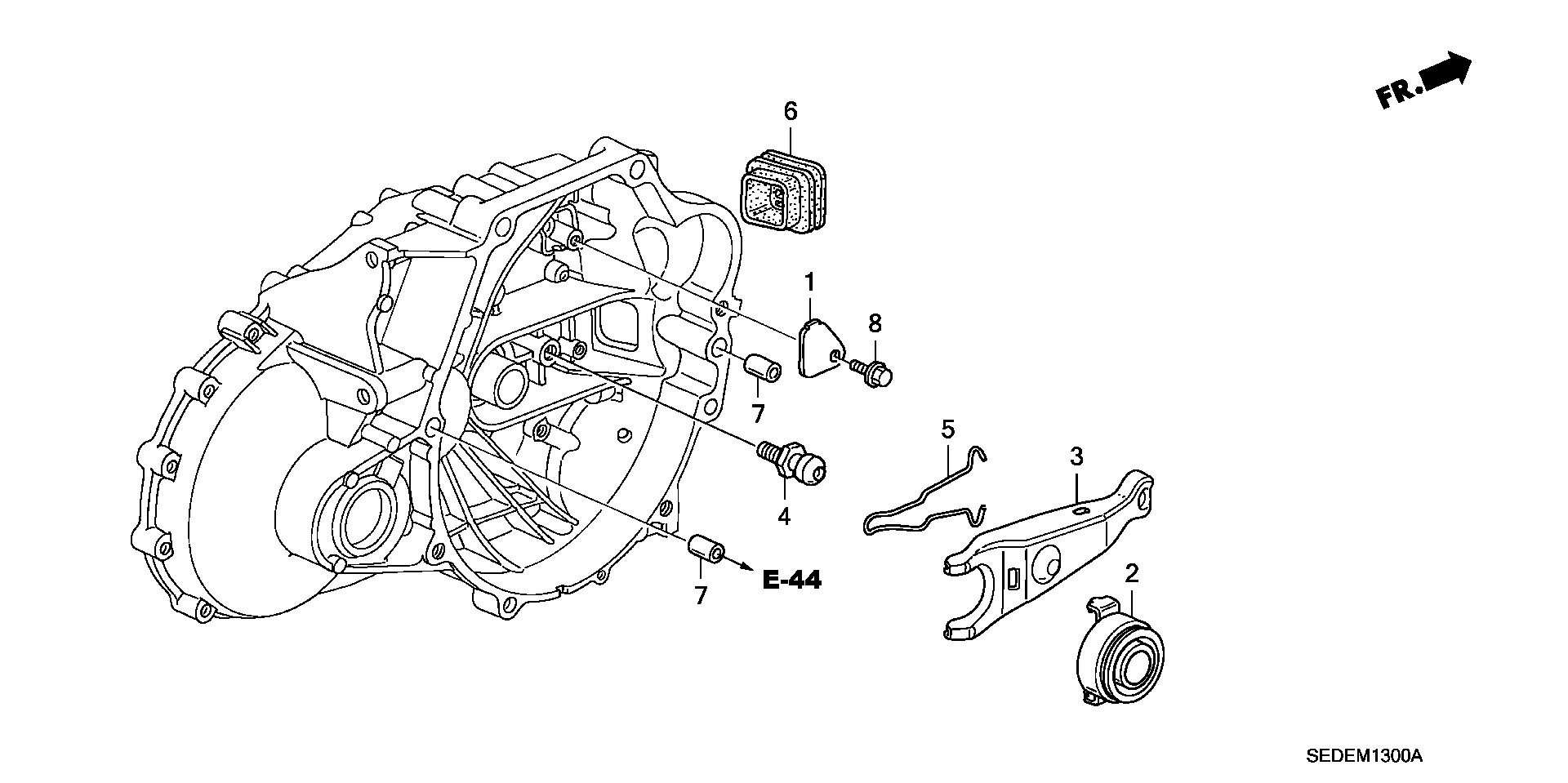 Honda 22810-PPT-003 - Izspiedējgultnis autospares.lv