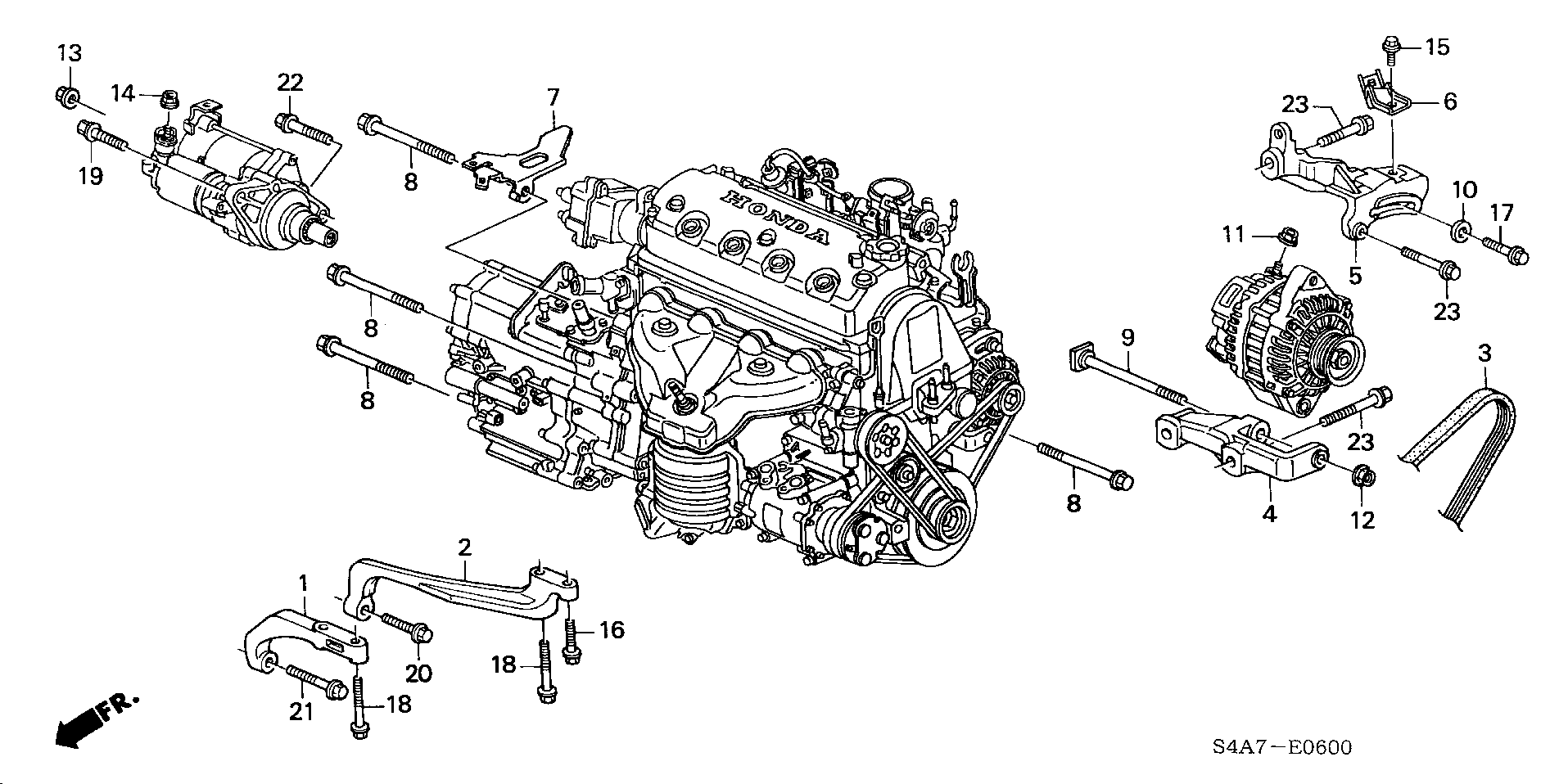 Suzuki 31110P1KE03 - Поликлиновой ремень www.autospares.lv