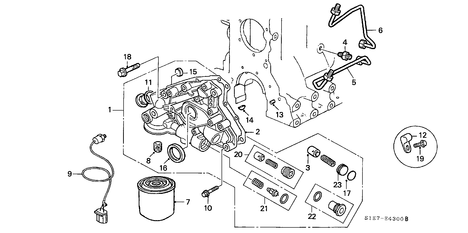 Honda 15400-P5T-G00 - Масляный фильтр www.autospares.lv