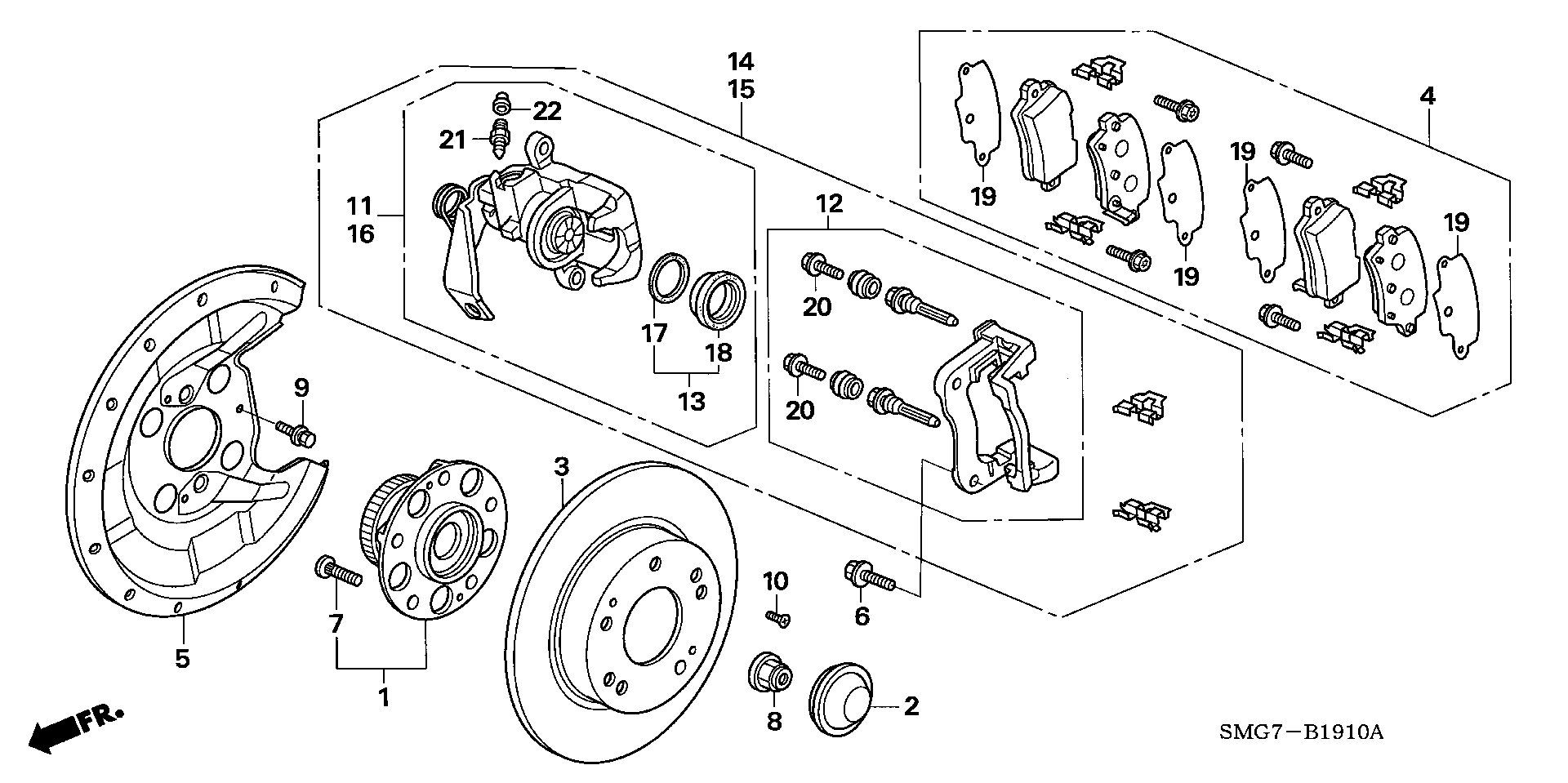 Honda 42510-SNA-A00 - Bremžu diski www.autospares.lv