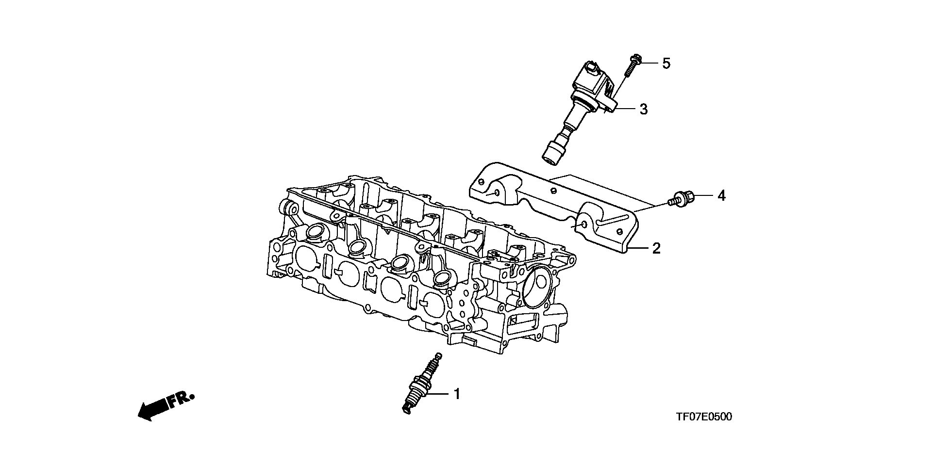 Honda 12290-RB0-J01 - Spark Plug www.autospares.lv