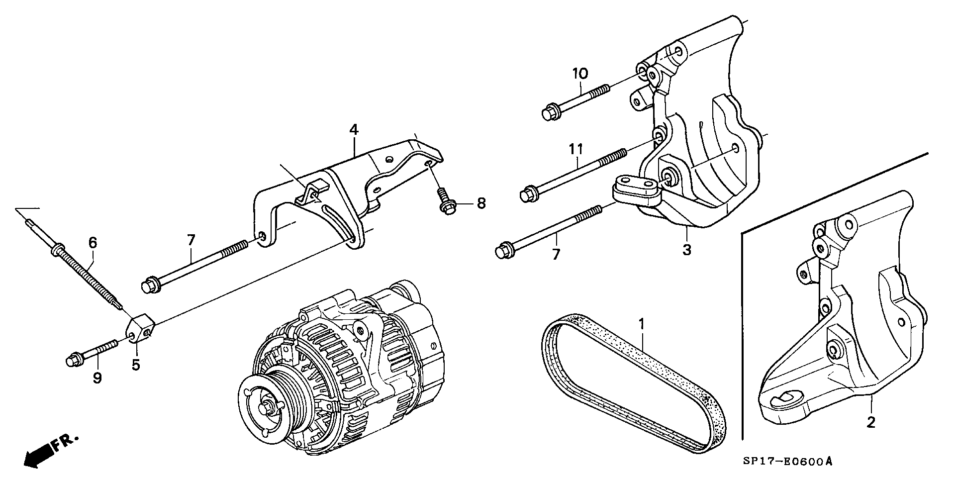 Mitsubishi 31110PY3003 - Ķīļrievu siksna autospares.lv