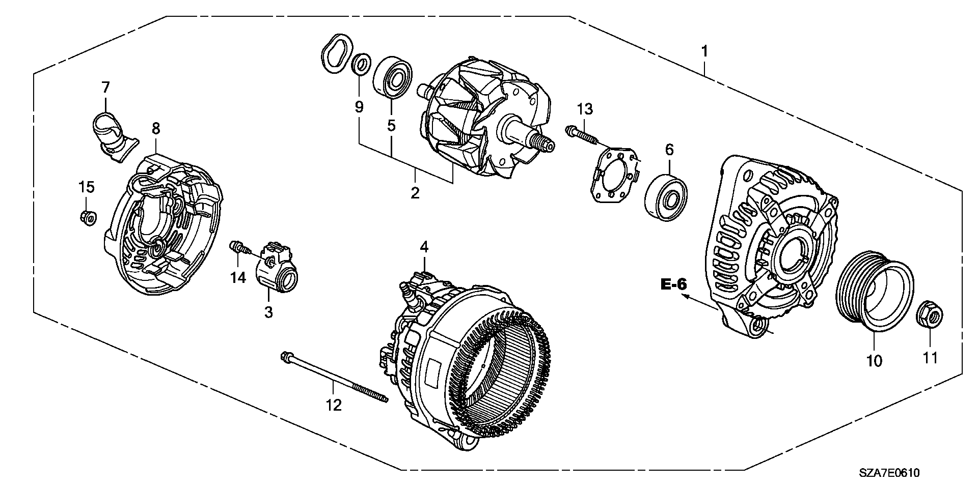 Honda 31100-RGW-A01 - Ģenerators www.autospares.lv