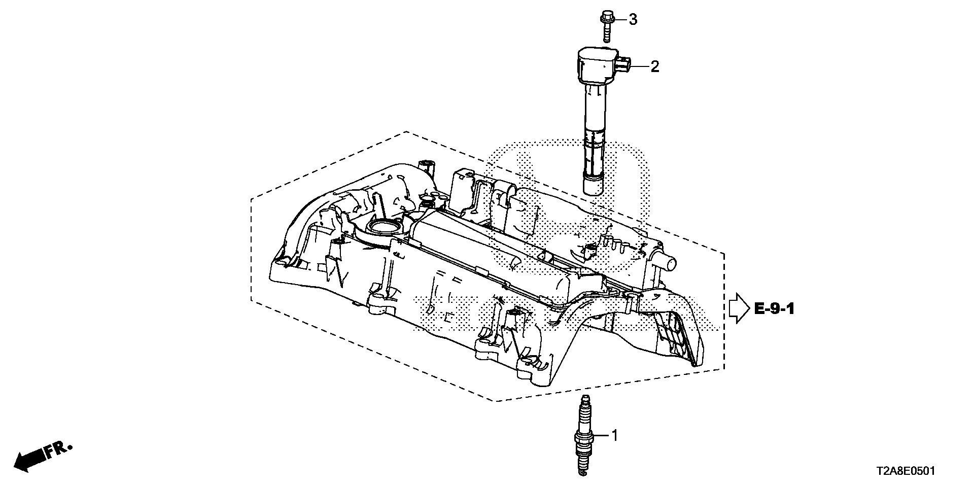 Honda 12290-5A2-A01 - Aizdedzes svece autospares.lv