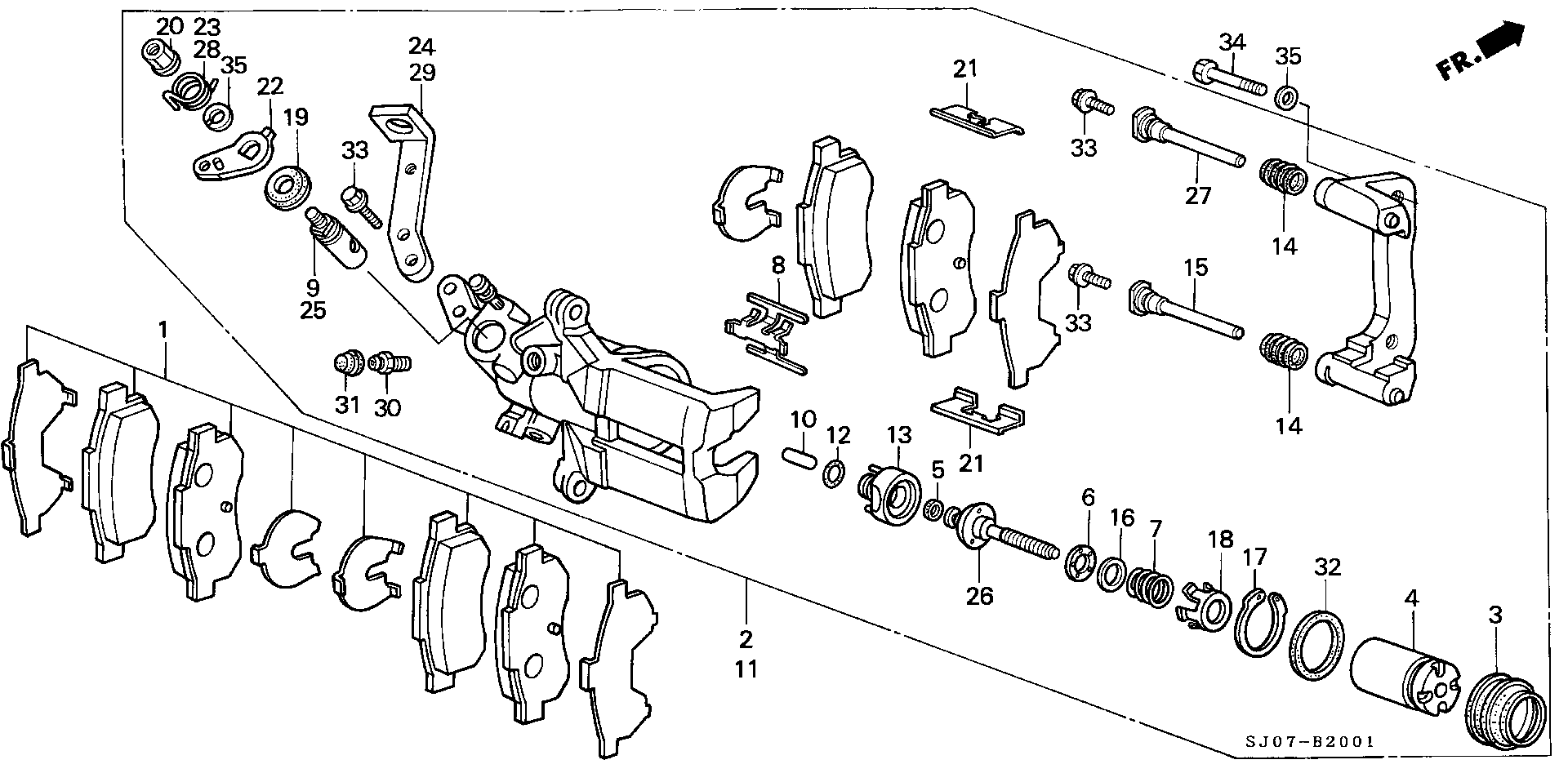 Suzuki 43022SE0S00 - Bremžu uzliku kompl., Disku bremzes autospares.lv