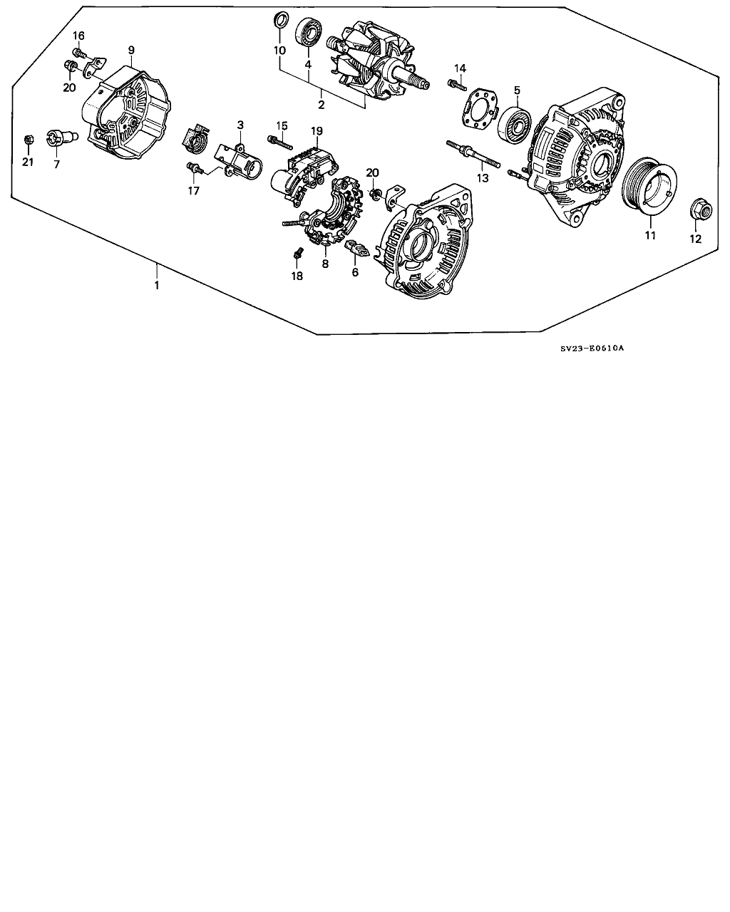 Honda 31100-P0A-003 - Ģenerators autospares.lv