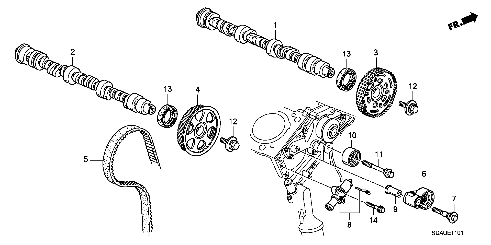 Honda 91213-P8A-A01 - Vārpstas blīvgredzens, Sadales vārpsta autospares.lv