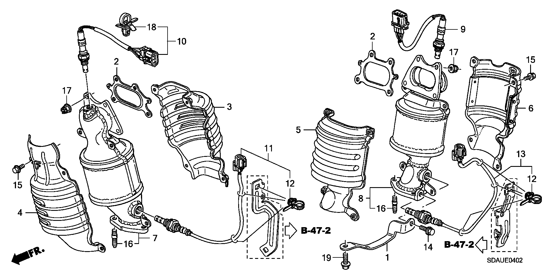 Honda 36532-RKB-004 - Lambda zonde autospares.lv