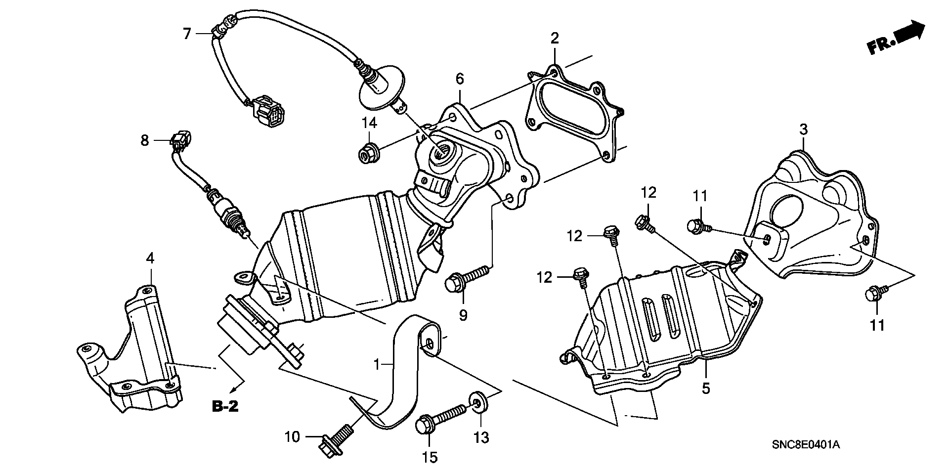 Honda 36532RMXA01 - Lambda zonde autospares.lv