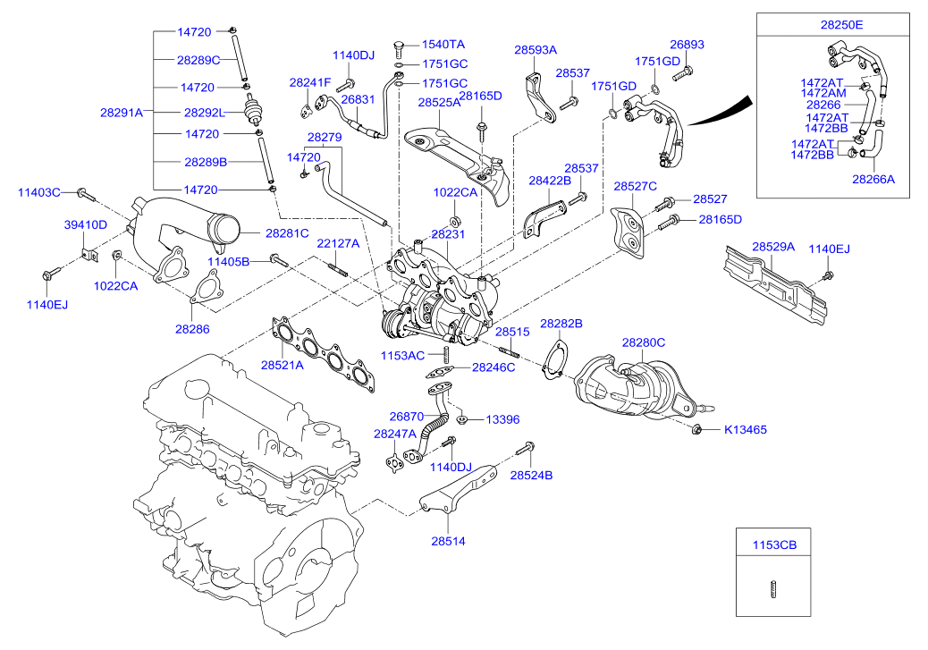 KIA 28231-2B700 - Serdeņa bloks, Turbokompresors autospares.lv