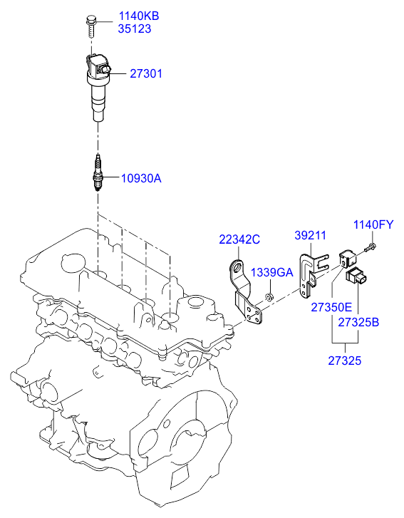 KIA 18846 08060 - Свеча зажигания www.autospares.lv