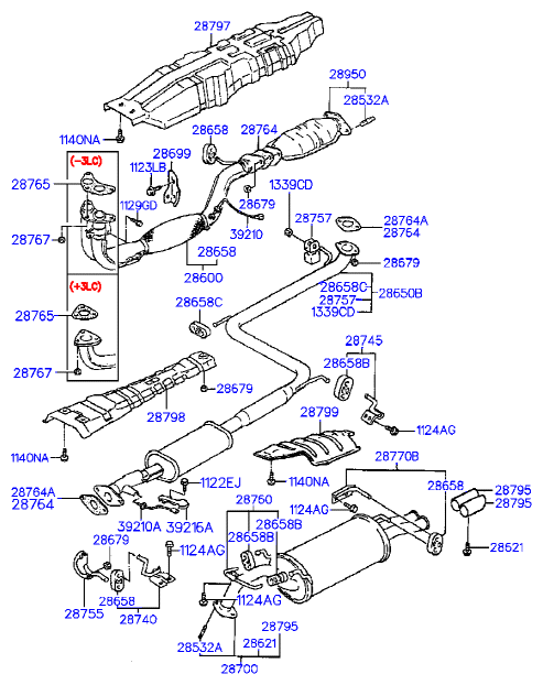 Hyundai 28658-34010 - Bukse, Stabilizators www.autospares.lv