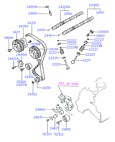 KIA 24312 33160 - Zobsiksna autospares.lv