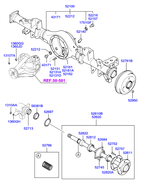 KIA 52810-4A000 - Riteņa rumbas gultņa komplekts www.autospares.lv