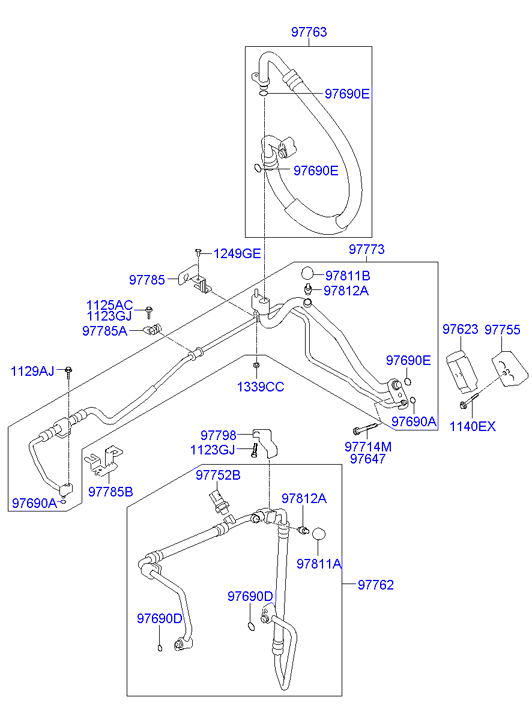 Hyundai 97690-34310 - O-ring www.autospares.lv