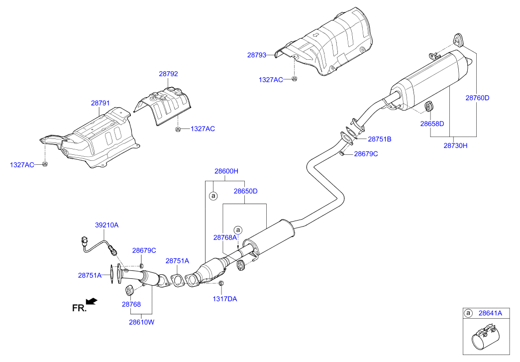 Hyundai 39210-2ECC0 - Lambda zonde autospares.lv