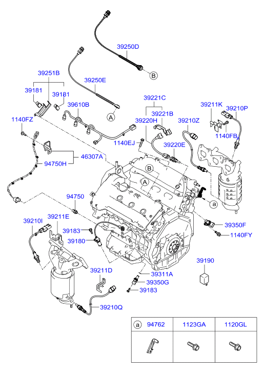 KIA 392103E130 - Лямбда-зонд, датчик кислорода www.autospares.lv