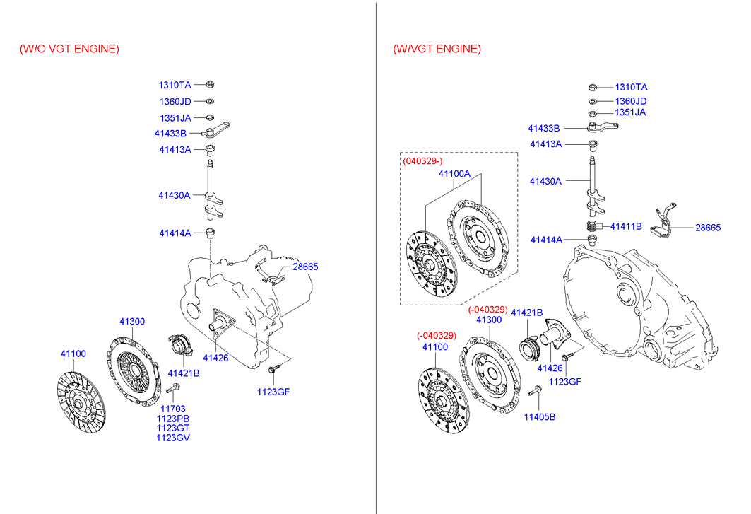 Hyundai 41100-39100 - Sajūga disks www.autospares.lv