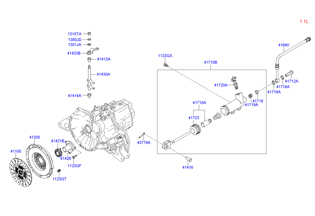 KIA 41100-28036 - Sajūga disks www.autospares.lv