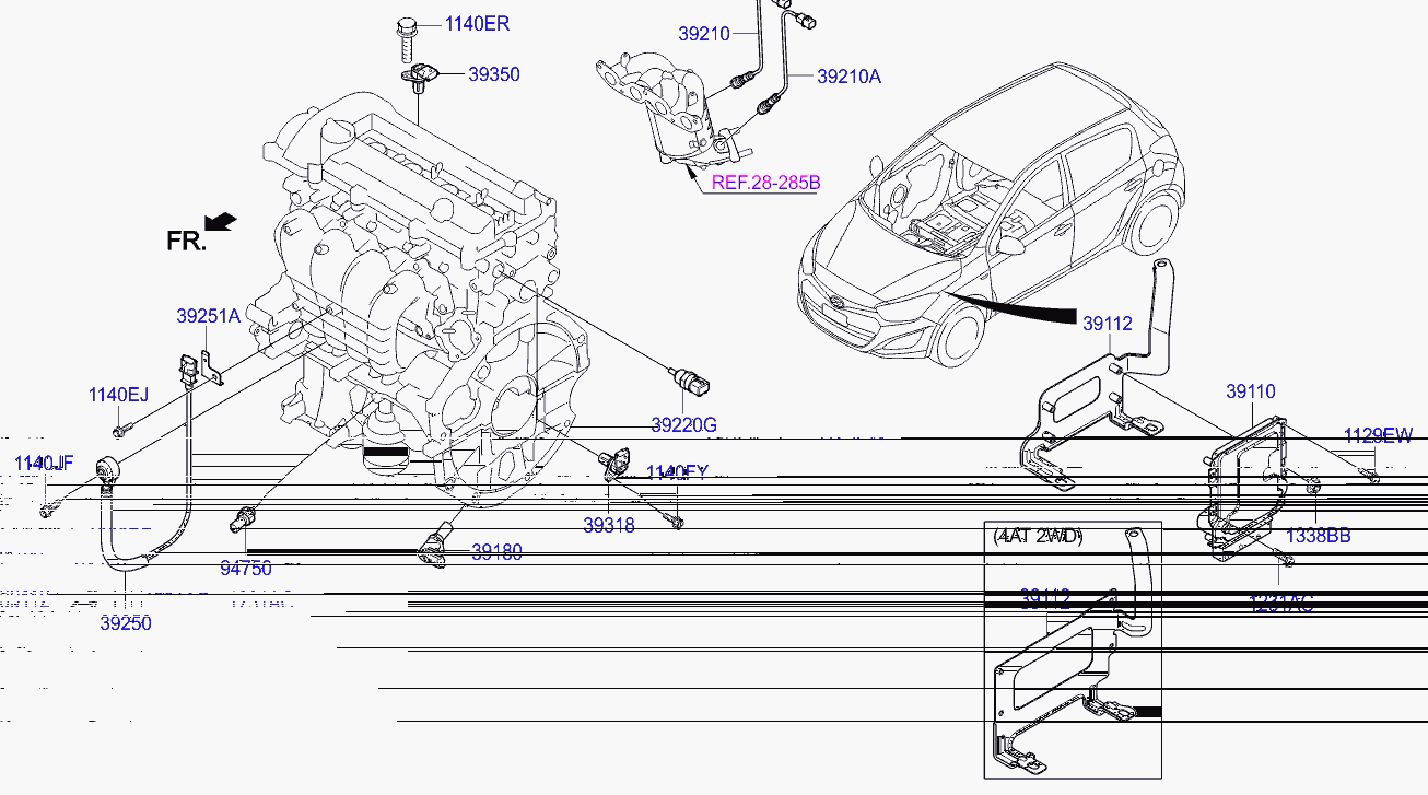 Hyundai 39210 03080 - Lambda zonde autospares.lv