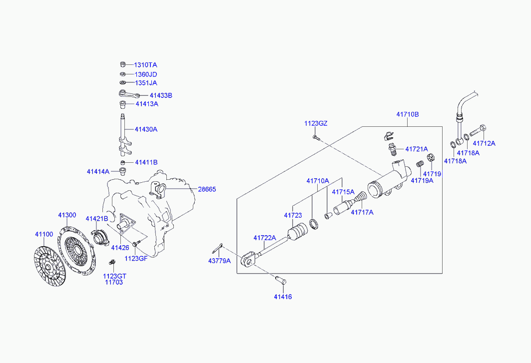 KIA 4142639002 - Izspiedējgultnis www.autospares.lv