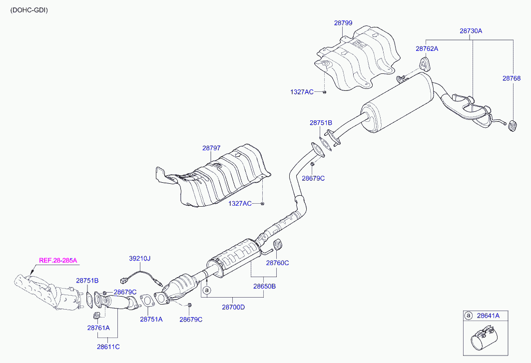 Hyundai 392102B220 - Лямбда-зонд, датчик кислорода www.autospares.lv