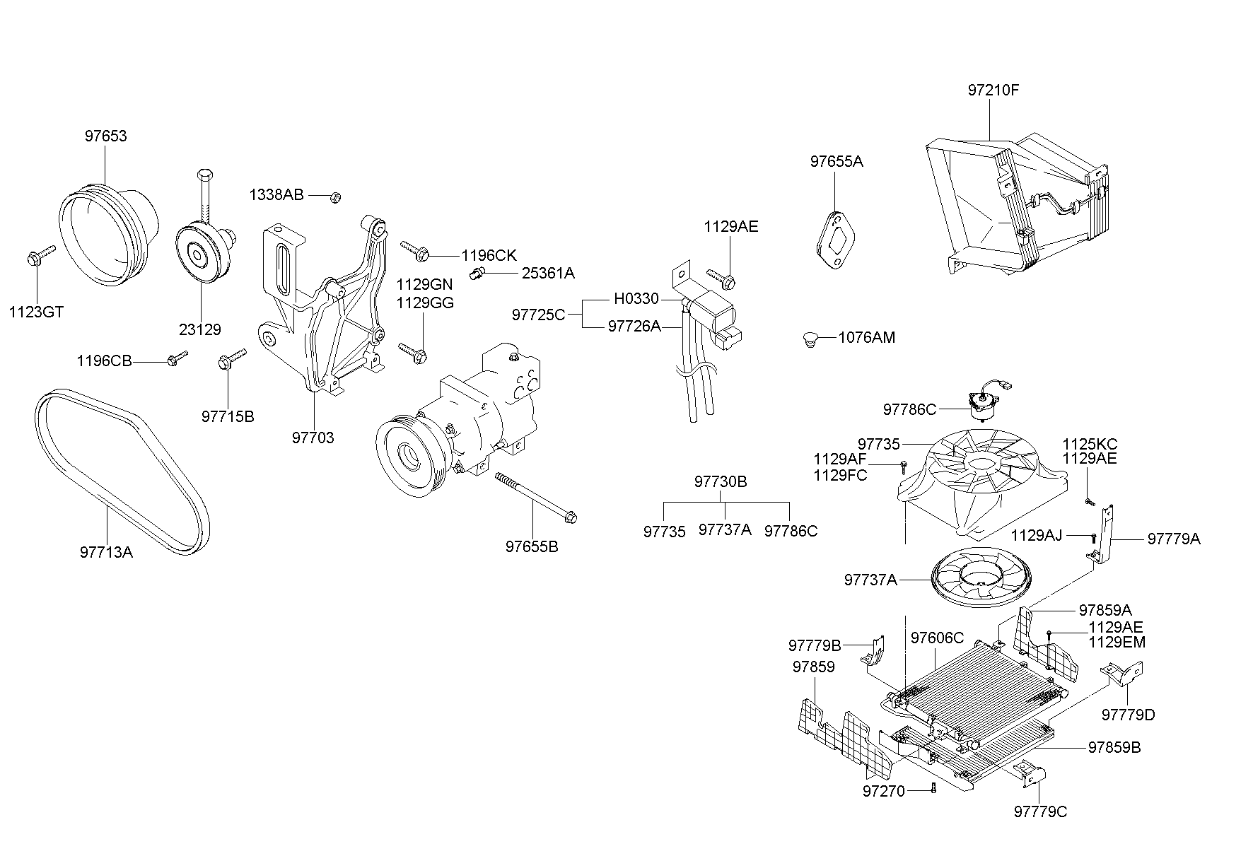 KIA 97713 4A010 - Ķīļsiksna autospares.lv