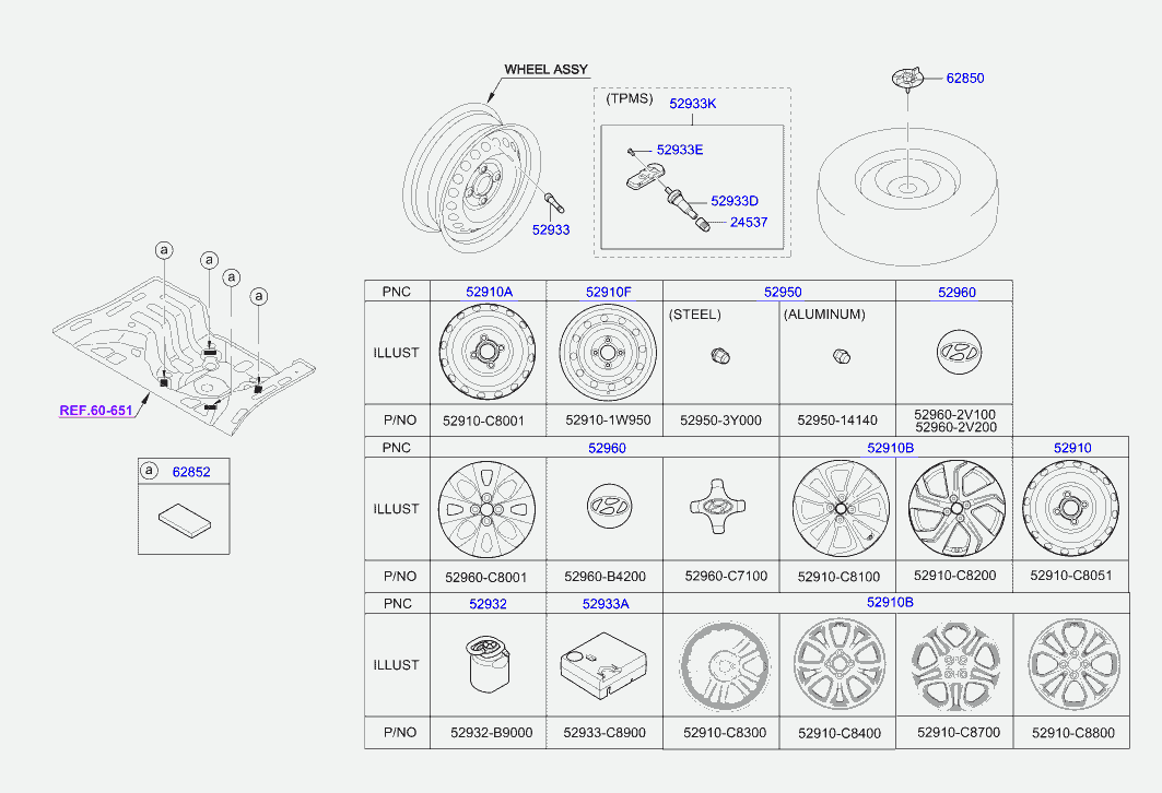 KIA 52933C1100 - Riteņu grieš. ātruma devējs, Riepu spiediena kontroles sist. autospares.lv