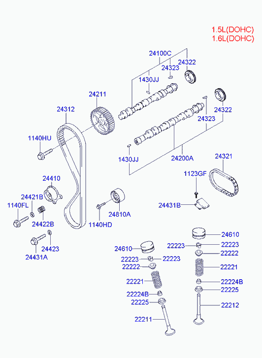 Hyundai 24312 22611 - Zobsiksna www.autospares.lv