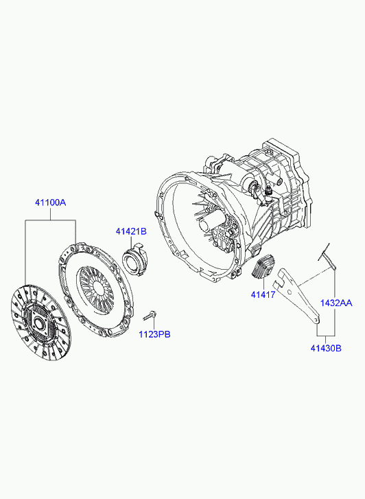 KIA 41412-49650 - Izspiedējgultnis autospares.lv