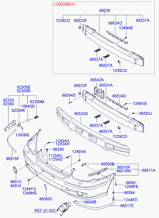 Hyundai 18643-05009 - Kvēlspuldze, Papildus bremžu signāla lukturis autospares.lv