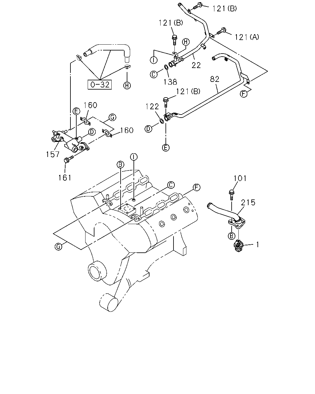 ISUZU 8-97361-770-0 - Термостат охлаждающей жидкости / корпус www.autospares.lv