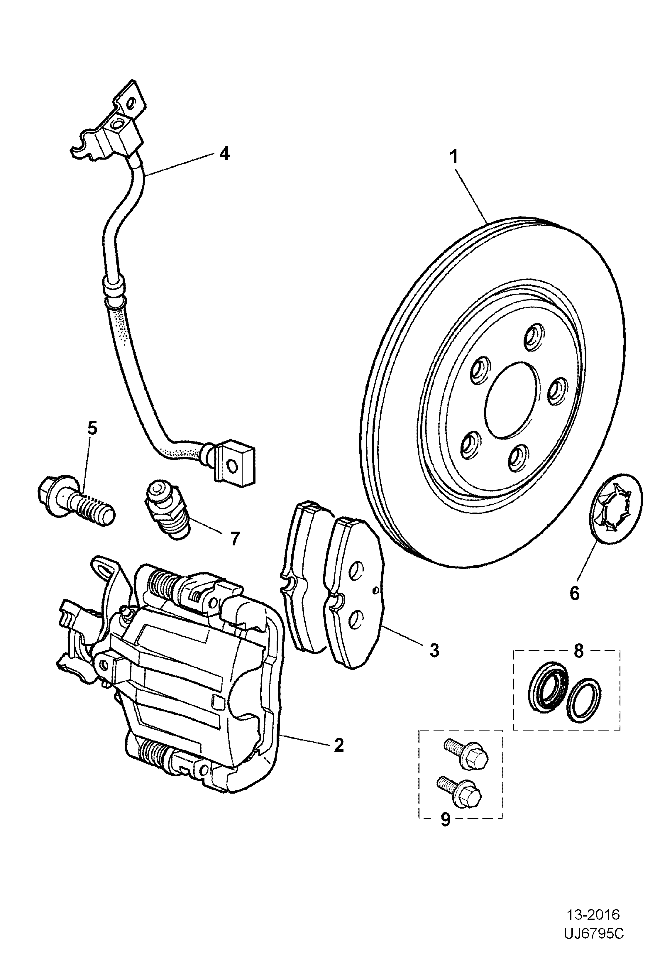 Jaguar XR812436 - Тормозные колодки, дисковые, комплект www.autospares.lv