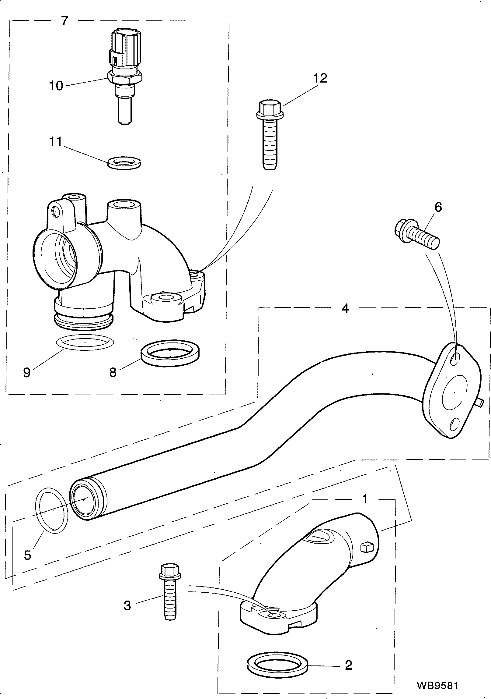 Jaguar LNA 1600 AA - Devējs, Dzesēšanas šķidruma temperatūra www.autospares.lv