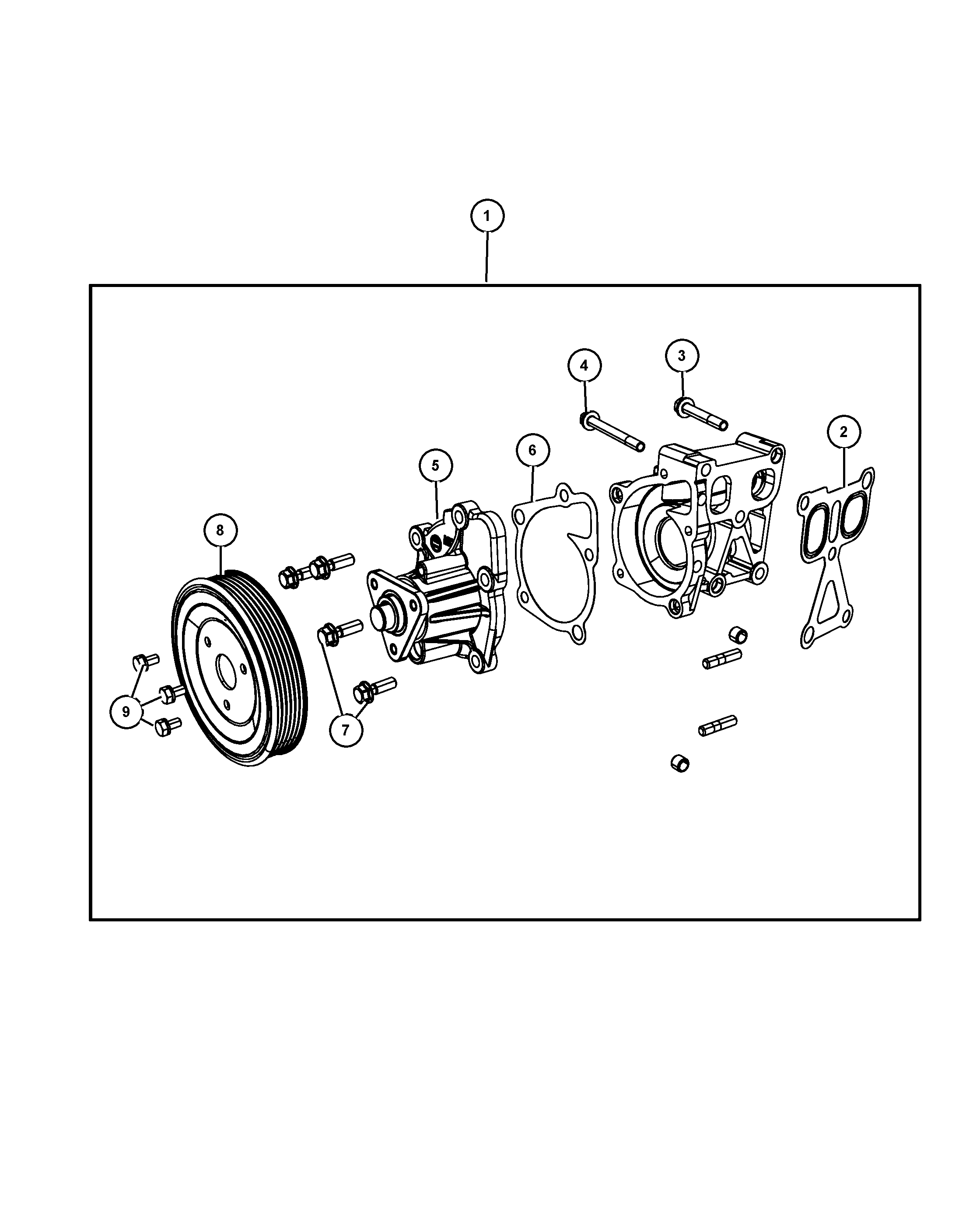 Chrysler 5047 138AA - Ūdenssūknis autospares.lv