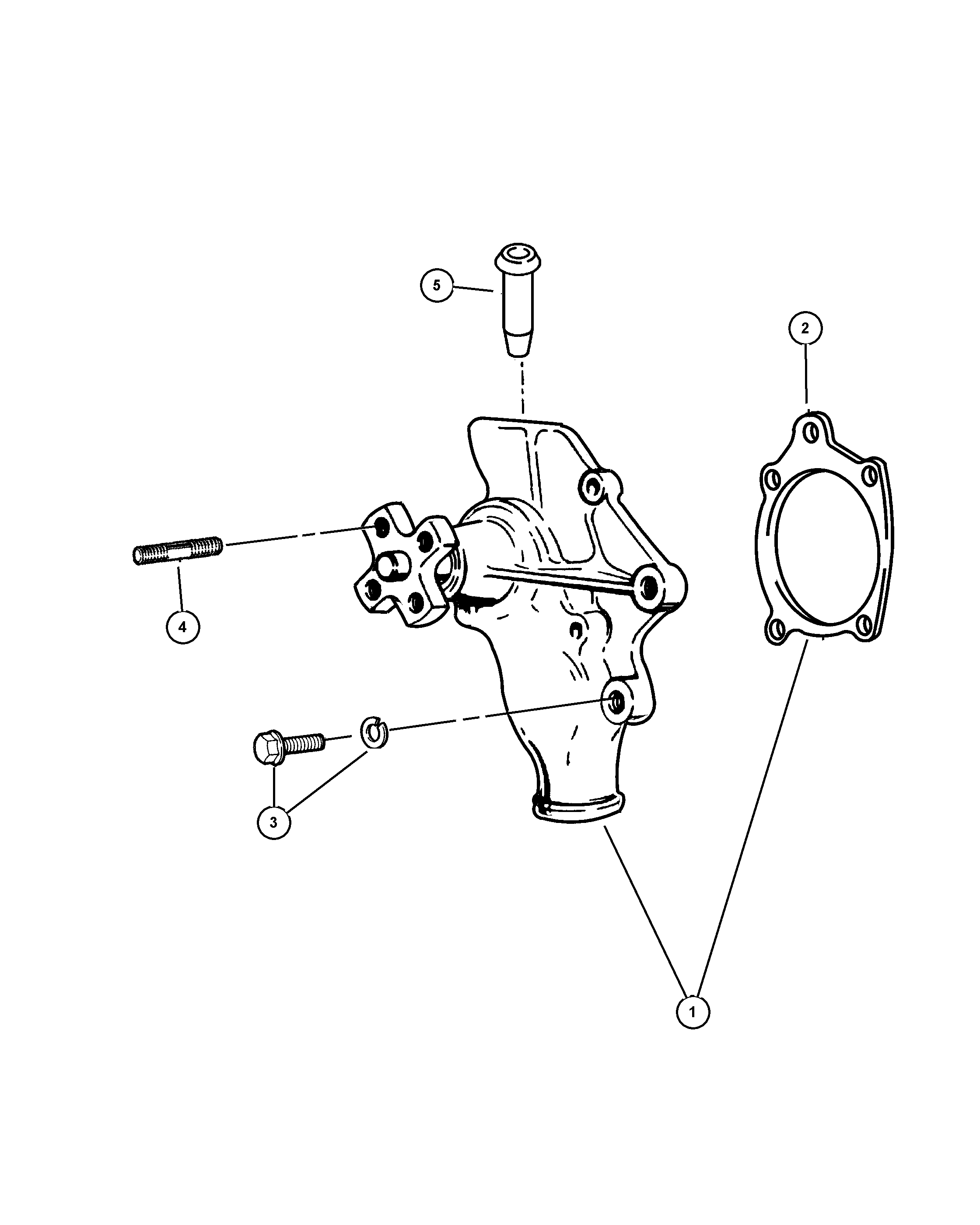 Chrysler 4626 054AD - Ūdenssūknis www.autospares.lv