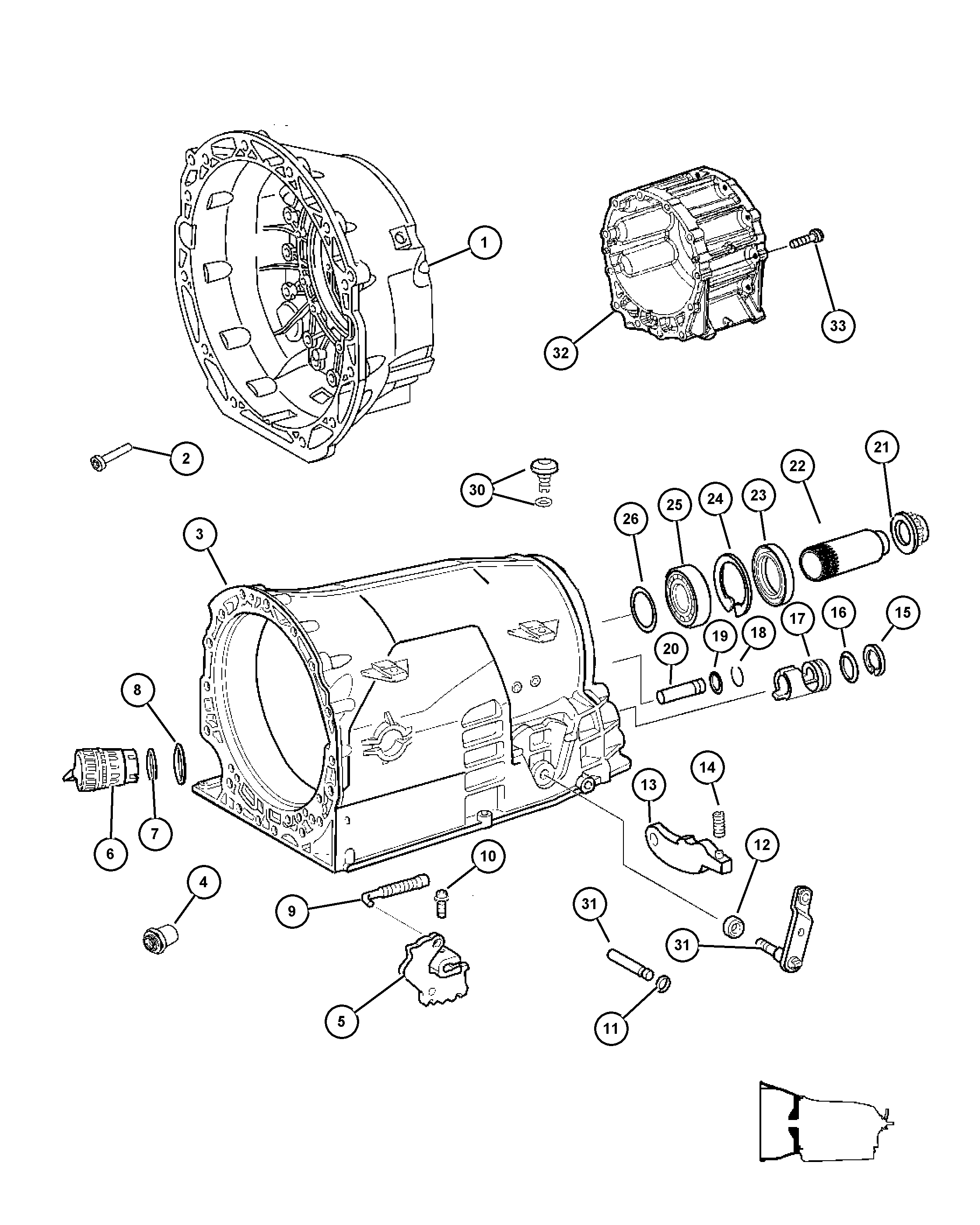 Jeep 52108 323AC - Saspraudņa korpuss, Automātiskās pārnesumk. vadības bloks autospares.lv