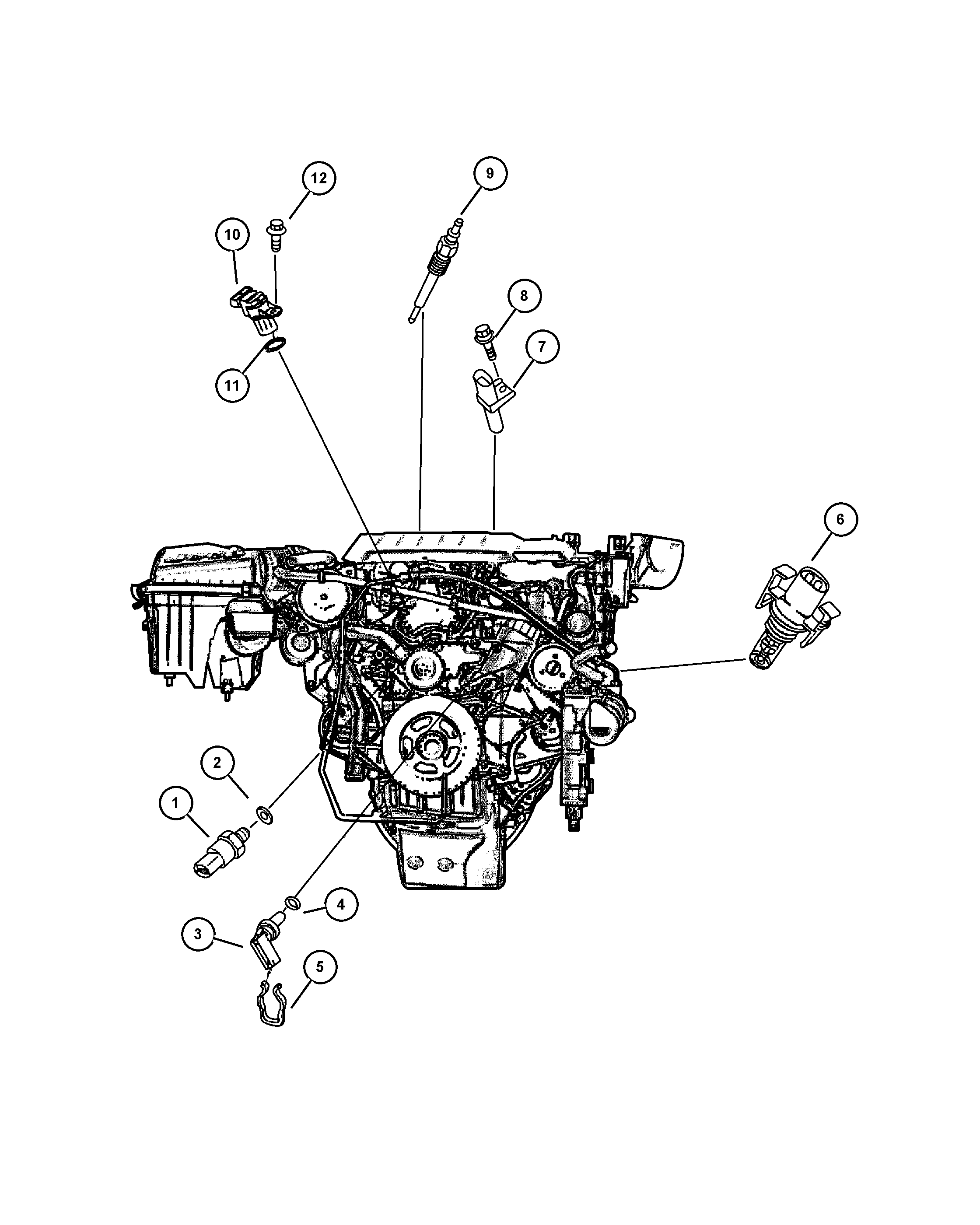 Chrysler 5080 147AA - Devējs, Dzesēšanas šķidruma temperatūra autospares.lv