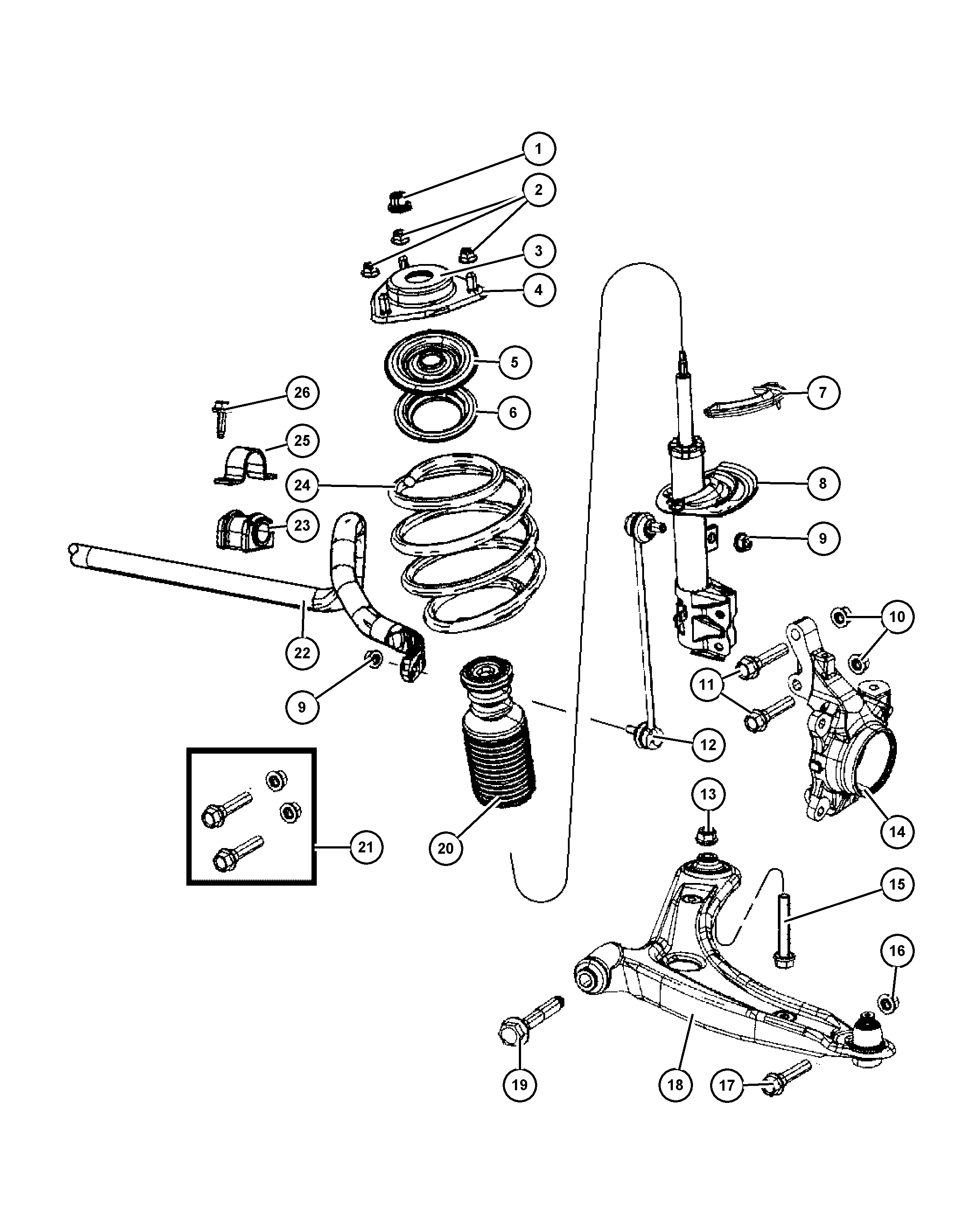 Alfa Romeo 5105 040AB - Neatkarīgās balstiekārtas svira, Riteņa piekare autospares.lv