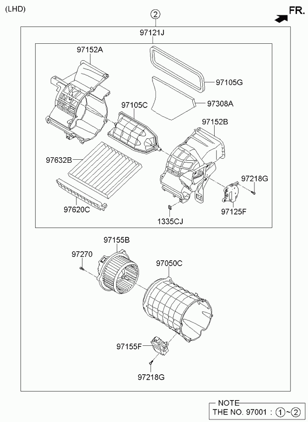 KIA 97133-2E210 - Filtrs, Salona telpas gaiss www.autospares.lv