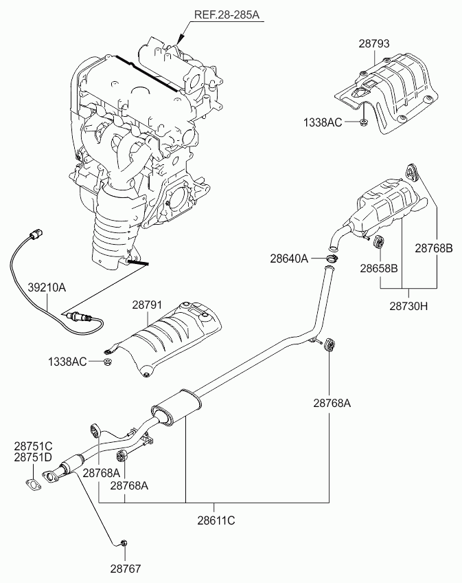 Hyundai 39210-02950 - Lambda zonde autospares.lv