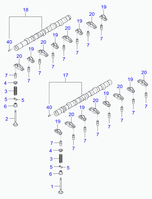 KIA 242004A000 - Camshaft www.autospares.lv