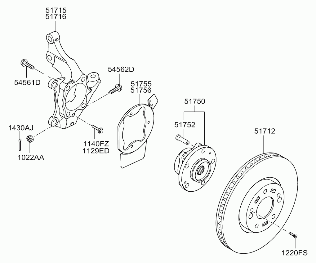 KIA 51712A6600 - Bremžu diski www.autospares.lv